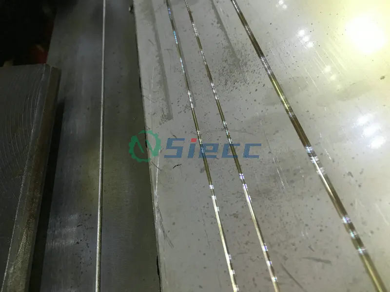 SIECC High Precision vertical slotting machine cnc aluminum shaped groove machine cut machine price