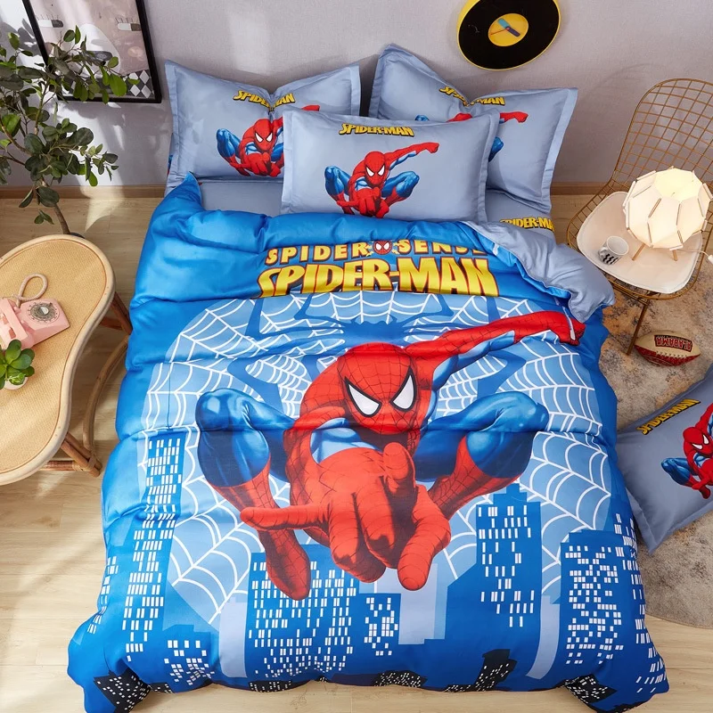 Cute Bed Cover Anime Cartoon Pattern-K Bedding Sets 3D Printed Lightweight Room Decor Sets for Kids Boys Girls
