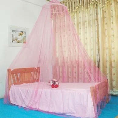 Fashion Round Lace Bed Canopy Netting Curtain Dome Mosquito Net free shipping