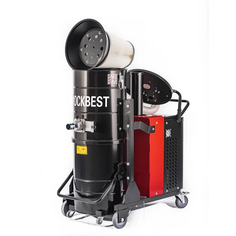 heavy duty self cleaning  dust extractor machine with turbine motor