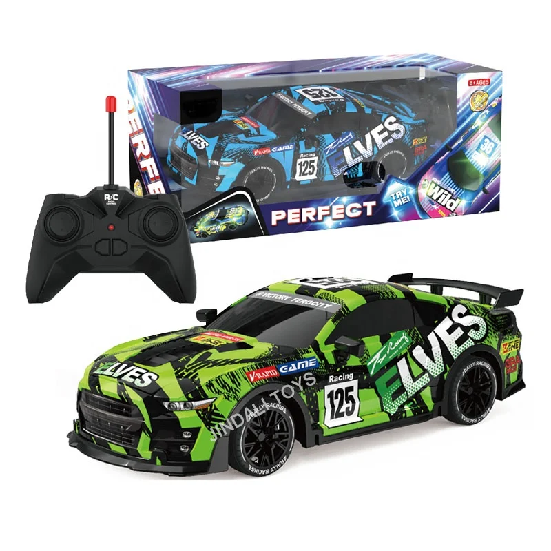 Kids Remote Control Toy 1/18 Scale Electric Rc Racing Off -Road Vehicle car With TRY ME LED Lights