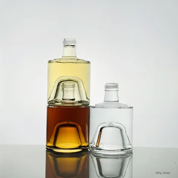 Китайская стеклянная бутылка 250 мл мини-бутылка пустая для