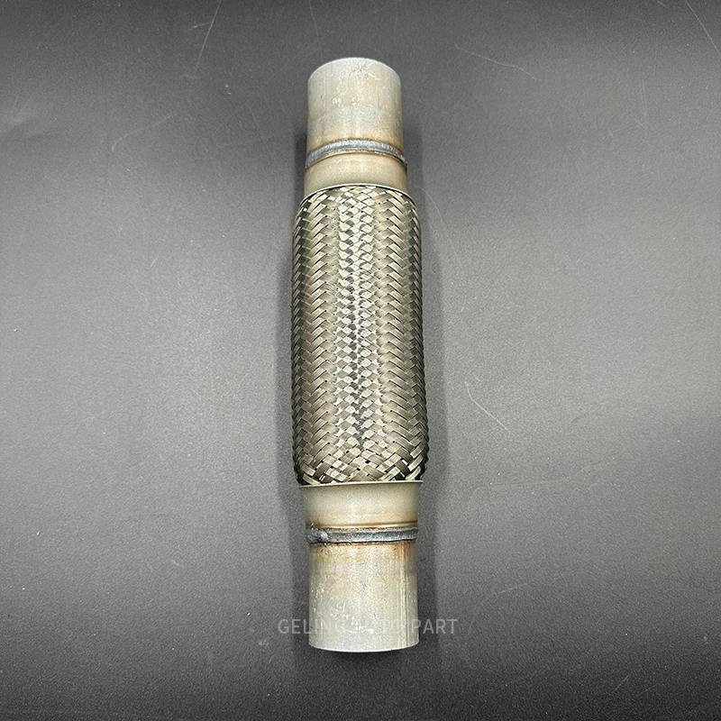 GELING HIGH quality Auto parts Stainless Steel Flex flexible Pipe for isuzu 700p npr nqr elf frr truck