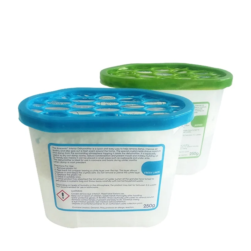Household clothes green live dehumidification box desiccant disposable moisture absorber for room