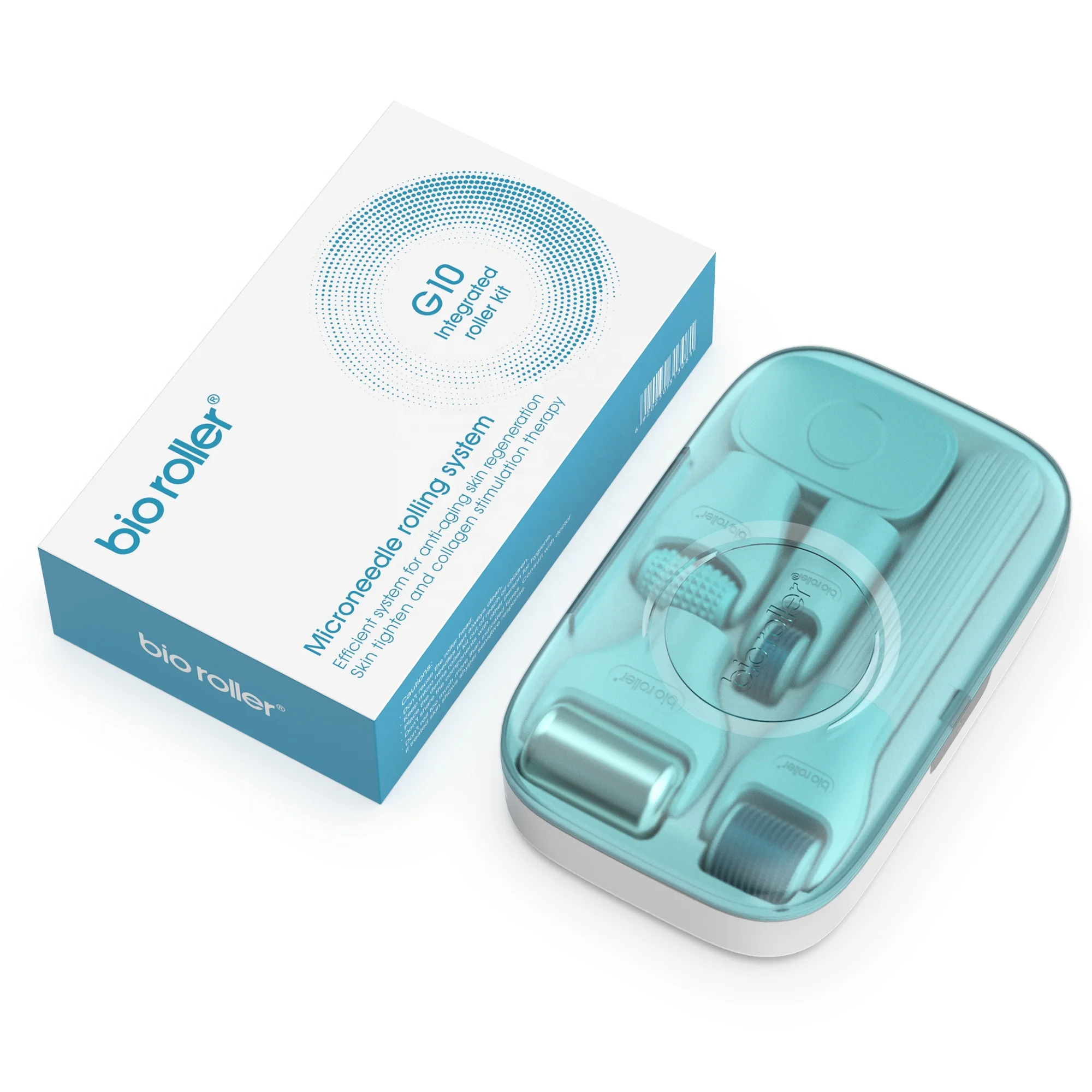 2023 New Micro Needle Derma Roller Tool 10 in 1 Dermaroller Custom Skin Care