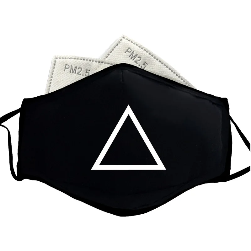 Пользовательские персональные маски светящиеся кальмары игра же стиль креативный узор дизайн Корейская версия Facemask