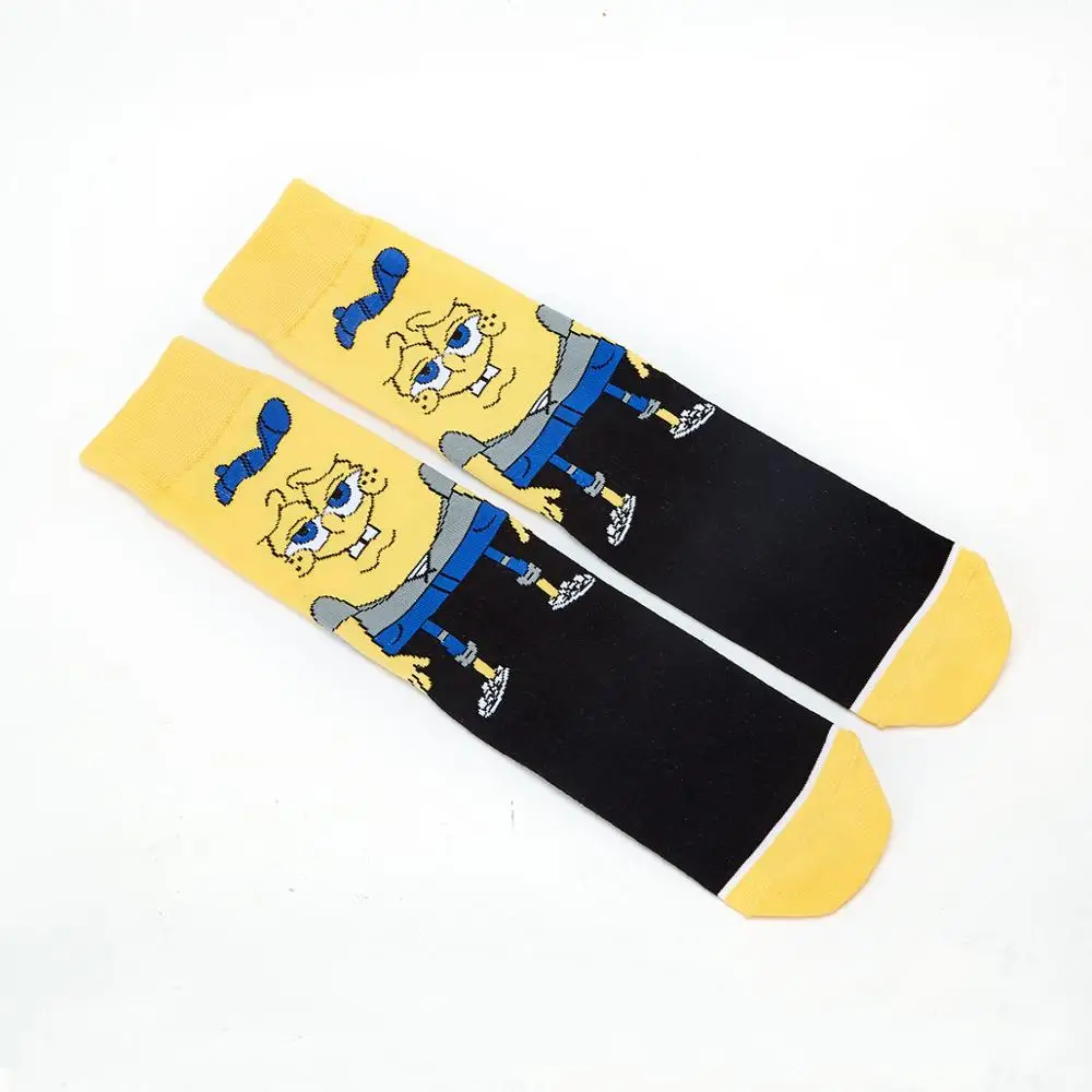 Yueli new design carton cute socks women cotton socks happy socks