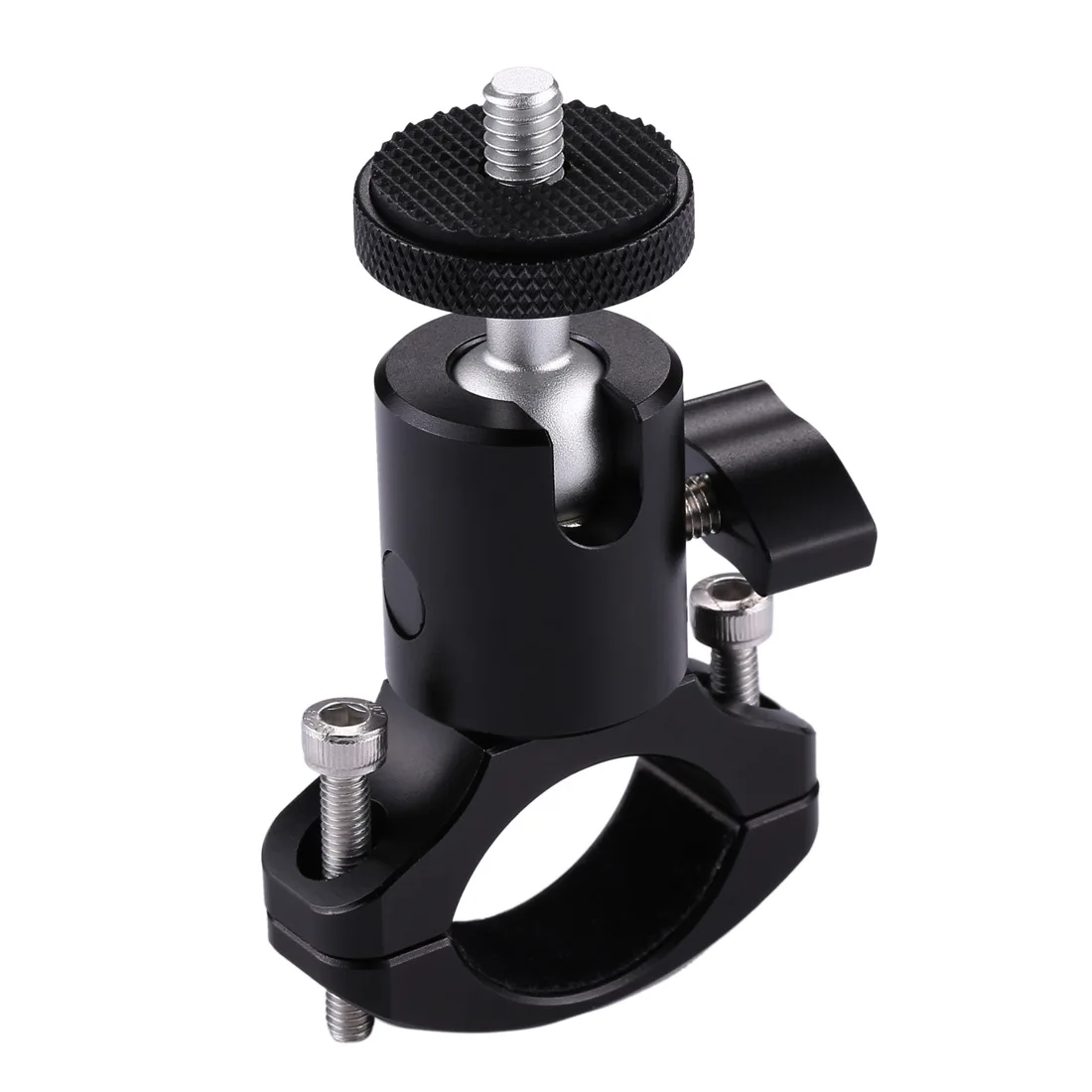 PULUZ Bike Aluminum Handlebar Tripod Ball Head Adapter Mount for GoPro NEW HERO DJI OSMO Action, Xiaoyi and Other Action Cameras