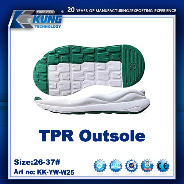 Latest Design TPR TR EVA Sole for Sneaker High Quality Shoe in Jinjiang