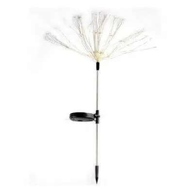 Водонепроницаемые светодиодные мигающие фейерверки на солнечной батарее, гирлянда на 90, 120, 150 светодиодов, волшебный светильник на Рождество, фонари для газона, уличное украшение