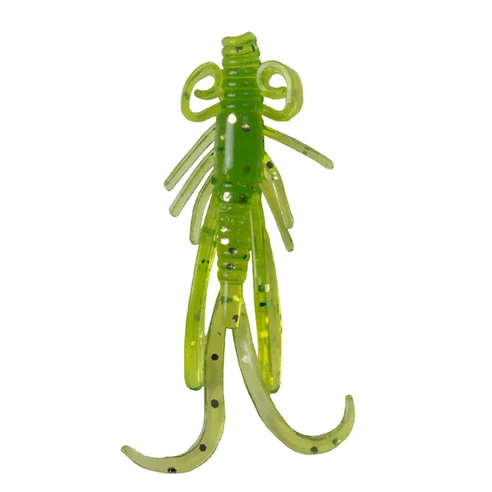 HAWKLURE Fishing Lures 2G Salty Fishy Fishing Lure Shrimp Type Soft Worm Bionic Bait For Sea Fishing