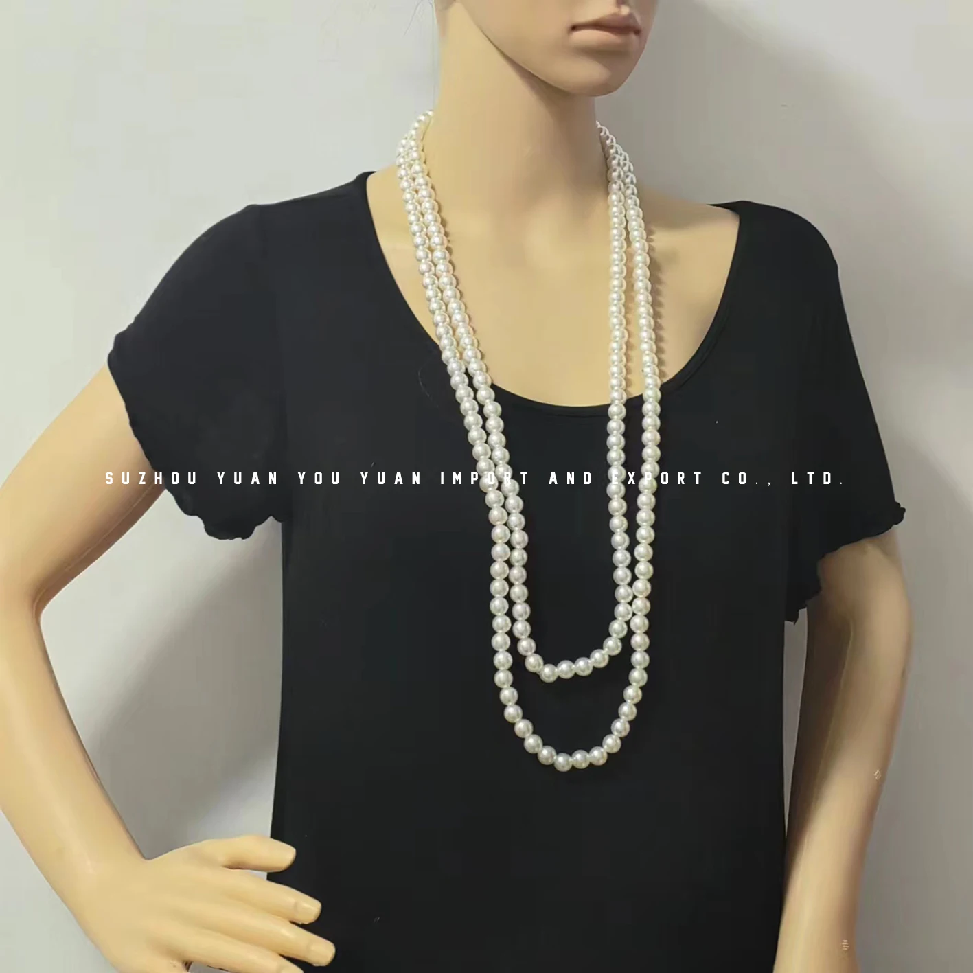 22 цвета высококачественное Двухслойное ожерелье с имитатором жемчуга Сплошное Белое OES и DOI Zeta Phi Beta Sigma Gamma Rho