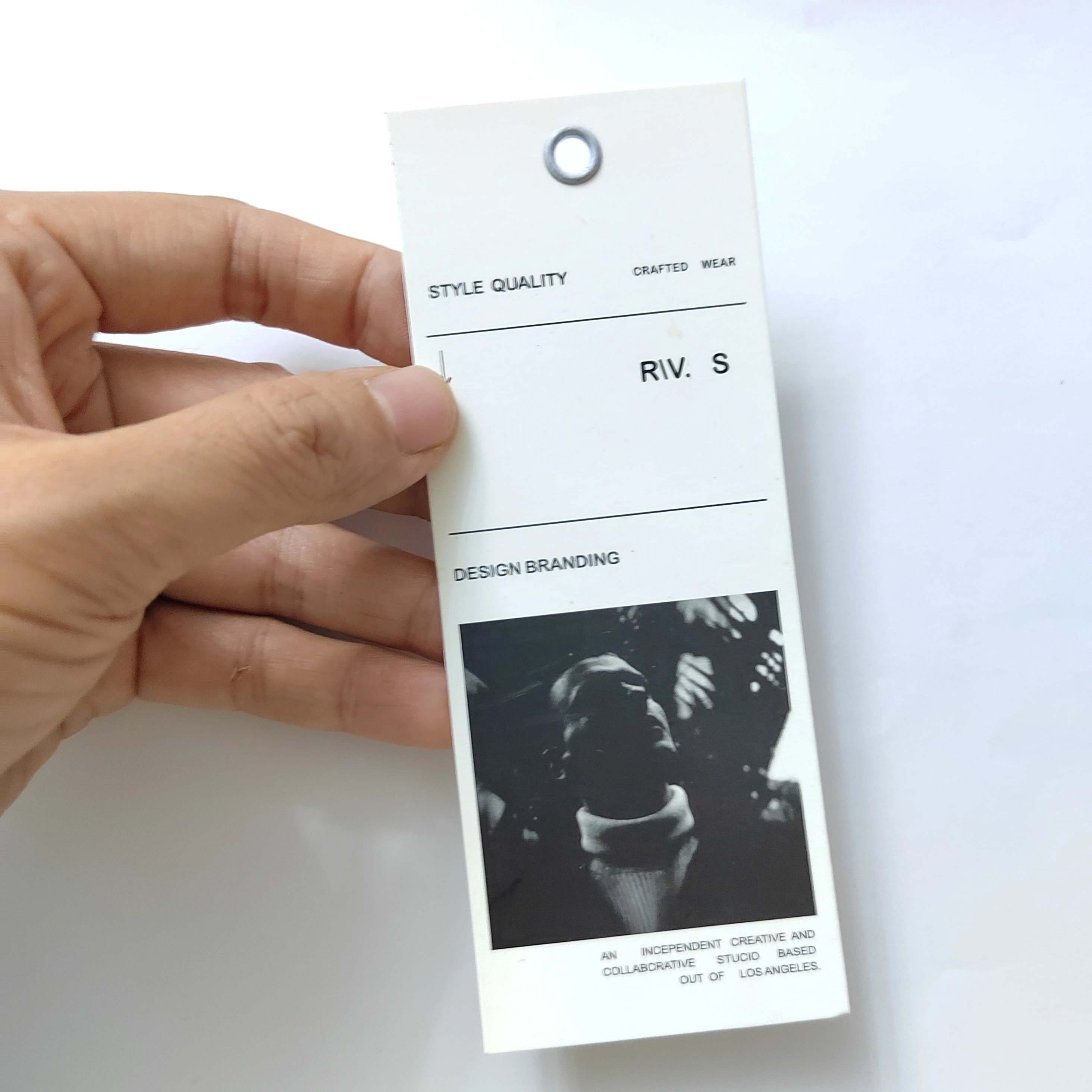 Шнур с тиснением под заказ Золотая фольга печать подвесная бирка квадратные восковые Пластиковые Хлопковые шнуры замком для одежды