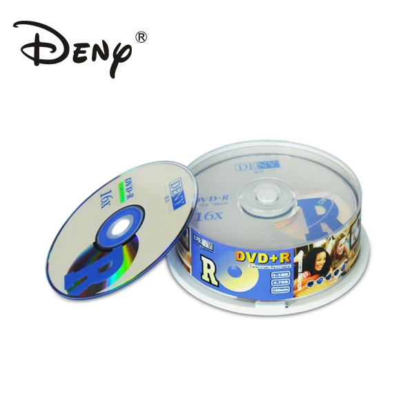 Large capacity storage blank inkjet dvd+r disc with 16x