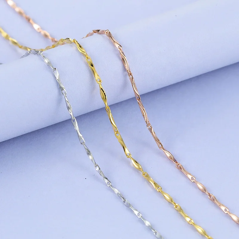 latest style beautiful and fashion 925 Sterling Silver men and women heavy duty chain saw silver ingot chain necklace in stock