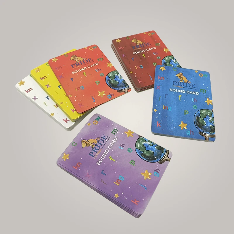 Customised Print High Quality Language Learning Educational Learning Aids Personal Play Word Learning Flash Card