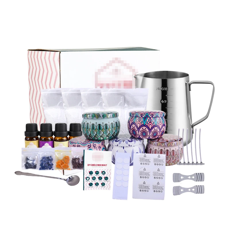 Full Beginners  DIY candle set  Soy Wax Candles Making Kit Supplies Craft Tools