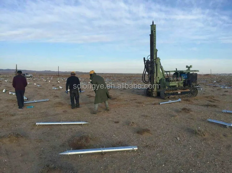 Solar pile machine longye solar ramming machine MZ130Y-2