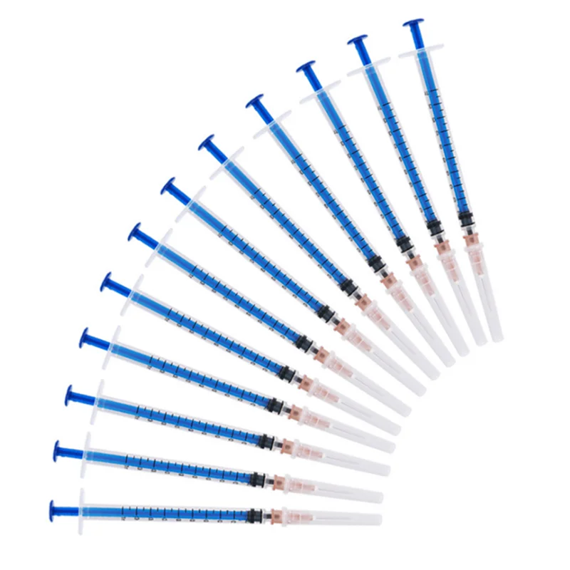 1ml 3ml 5ml 10ml 20ml 60ml disposable syringe with needle