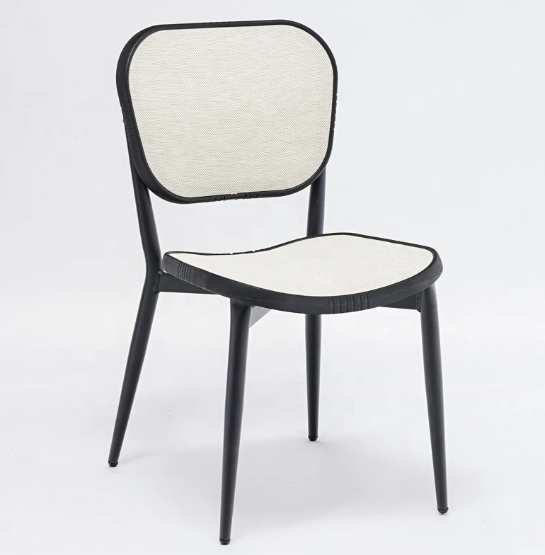 Relax Cafe Garden Fabric Cheap Stackable Furniture Aluminium Outdoor Chair