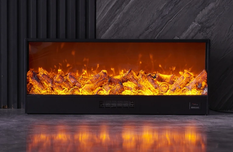 Ornamental electronic fireplace dining bar LED decorative fireplace non-standard custom villa decorative cabinet simulation fire