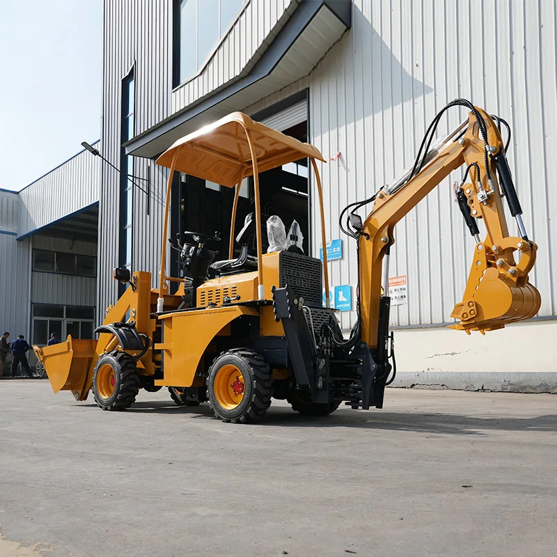 New model backhoe loader excavator Retroexcavadora Backhoe Loader For Sale front bucket famous