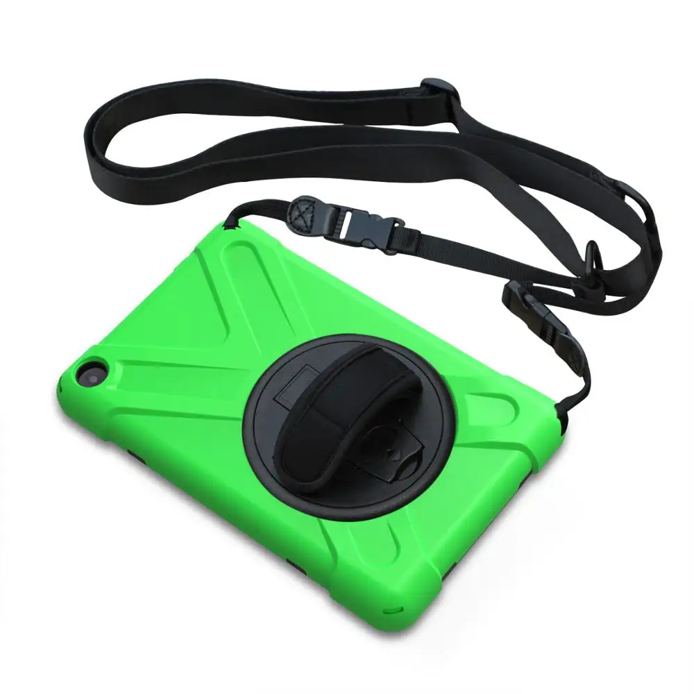 Сверхмощный Прочный чехол для Amazon Fire HD 8 планшет 7th Gen 2017 чехол с ремешком