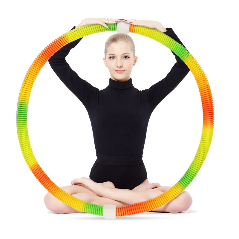 3 вида цветов регулируемые спортивные обручи для похудения