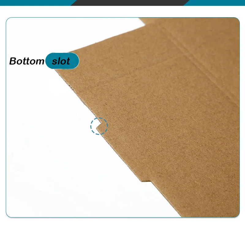 Custom collapsible container foldbable paper storage box packaging recycled corrugated package for perfume shipping