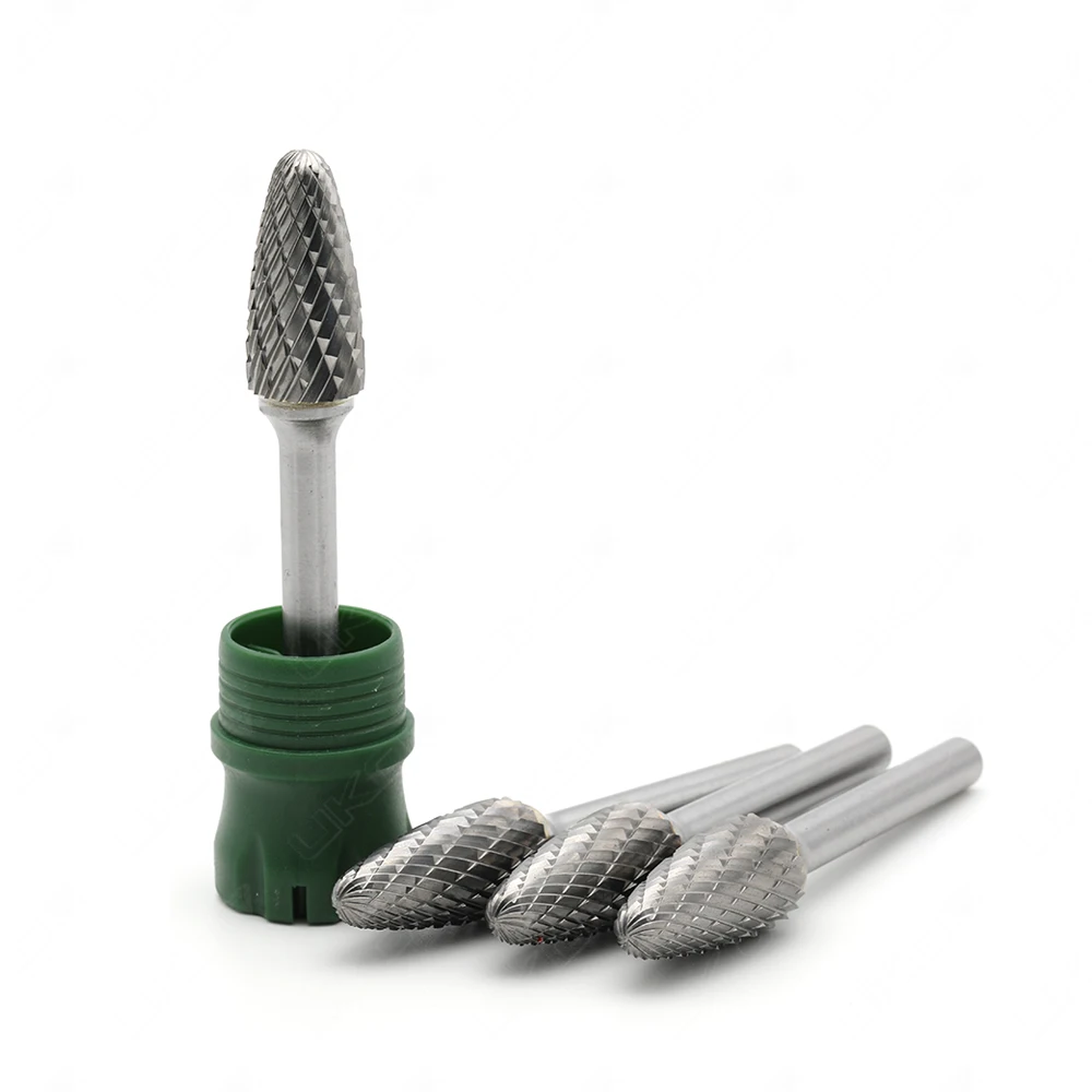 Single cut double cut solid tungsten carbide burr