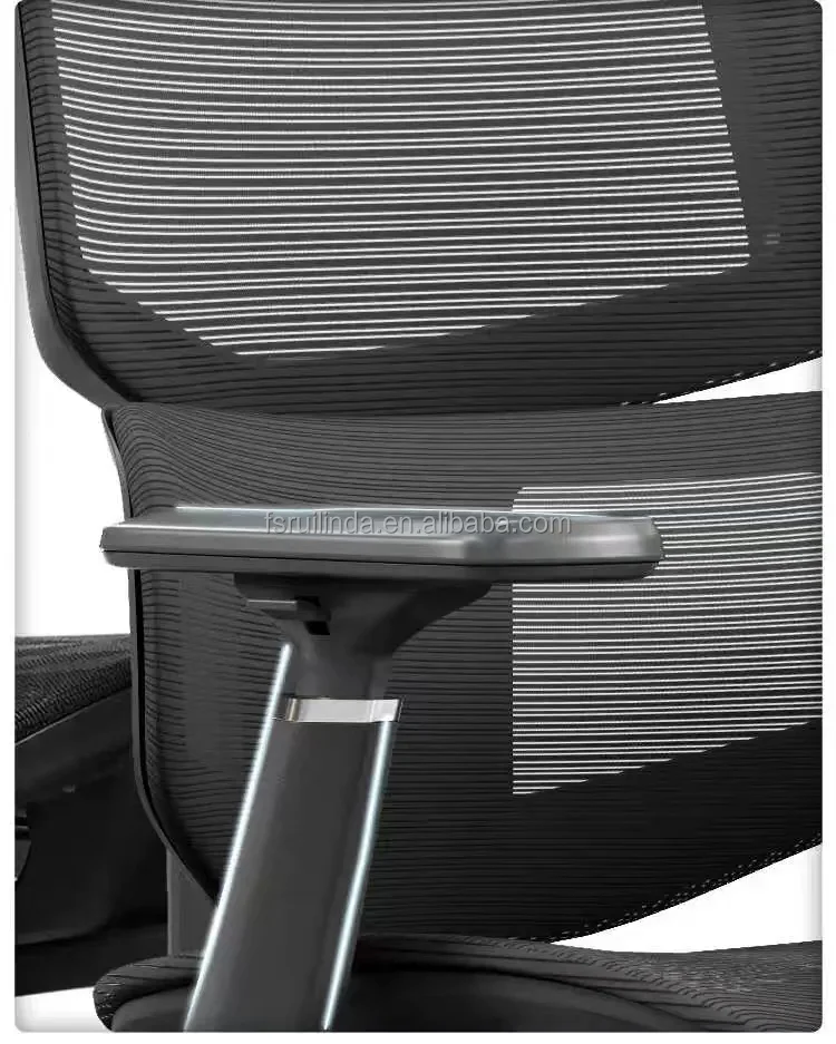 Responsive Lumbar Support Modern Ergonomics Ergonomic Mesh Game Office Chair with Perforated Hollow Seating