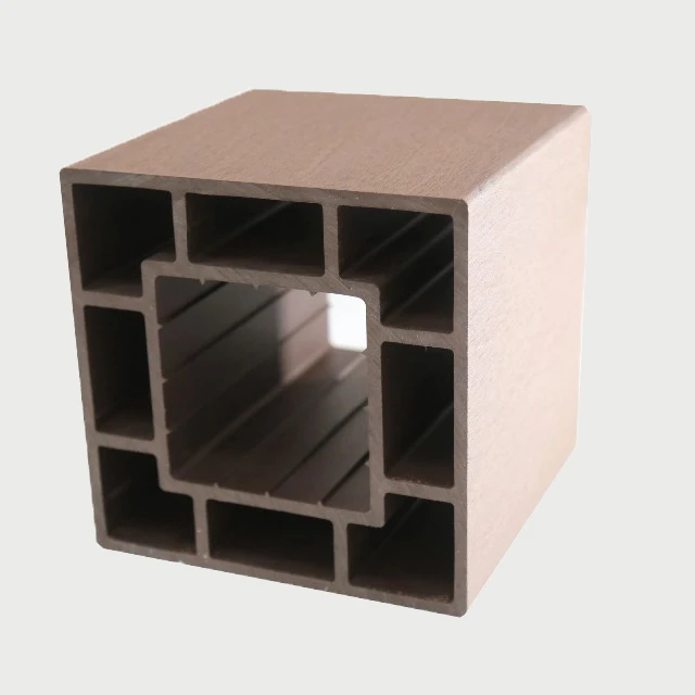 Переработанная древесина для наружного сада, балкона, патио, балясины, столб забора, столб, колонна, строительный материал 150*150 мм, квадратная трубка из ДПК