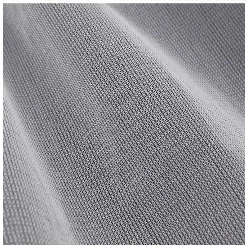 Manufacturer Breathable Soft Warp Knitted White 100% Polyester Tulle Fabric For Evening Dress