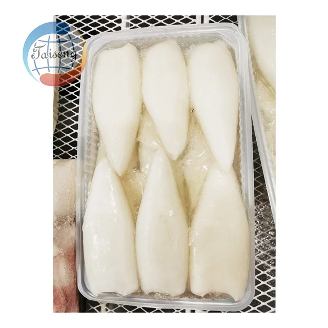 Taiseng Seafood Supplied Best IQF Peru squid tube Frozen Gigas Squid Tube U3 U4 U5