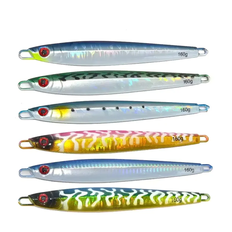 TAKEDO JY29 160g  16.5cm Lead Metal Jig Deep Sea Fast Sinking Speed Fall Bait Slow Jigging Fishing Jigs Lures