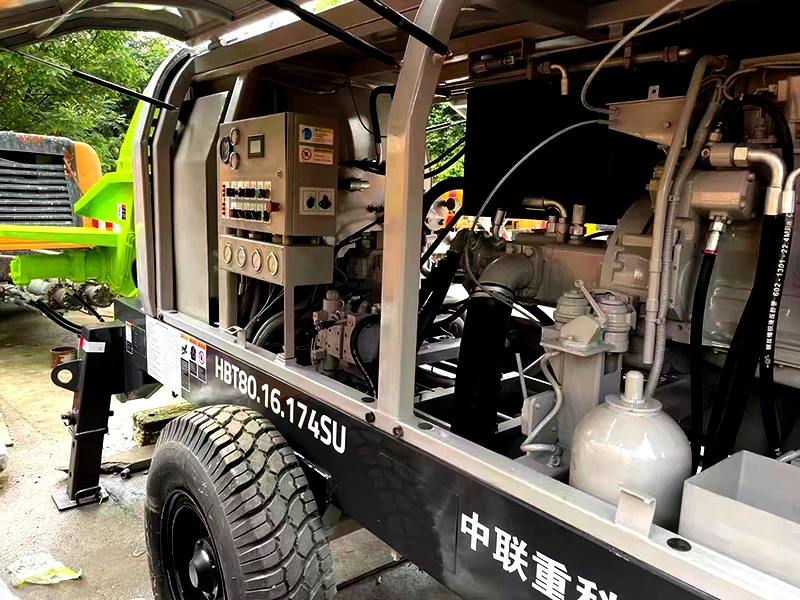 80M3/H Concrete Remote Control Pipe Prices Used Pump Concrete Sprayer For Concrete