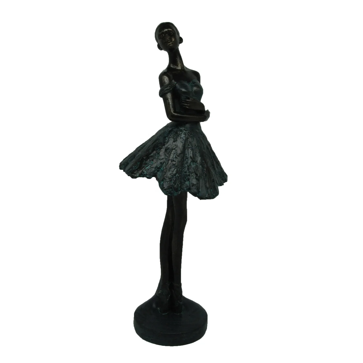 Элегантная резиновая танцевальная балерина, скульптура из смолы, ремесло, украшение для дома