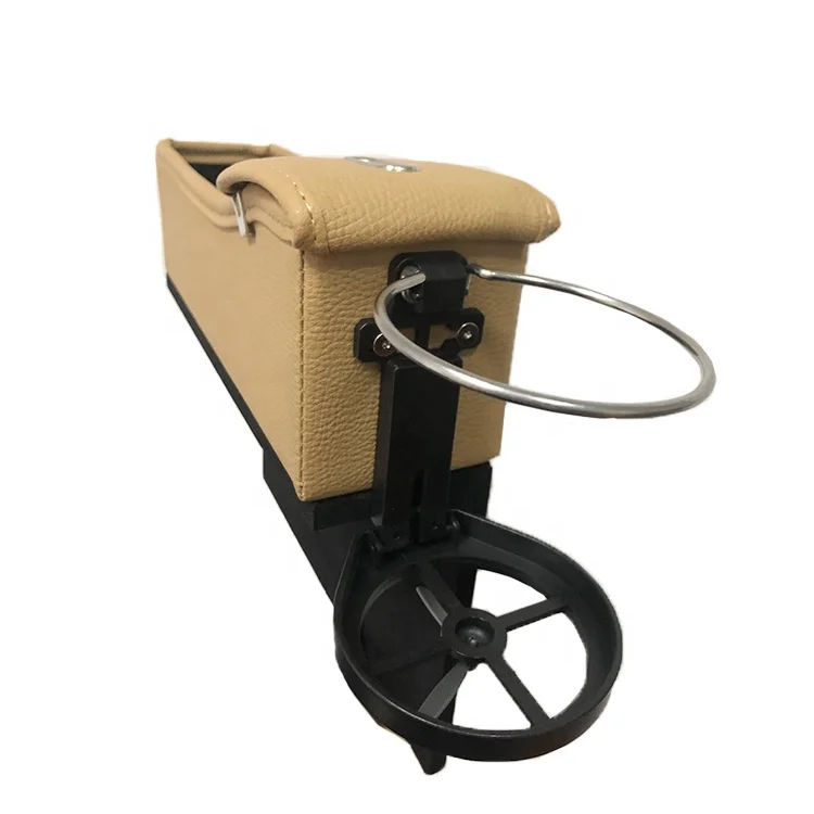 Car seat gap filler organizer car seat adapter gap storage cassette cup holder and coin portable storage cassette