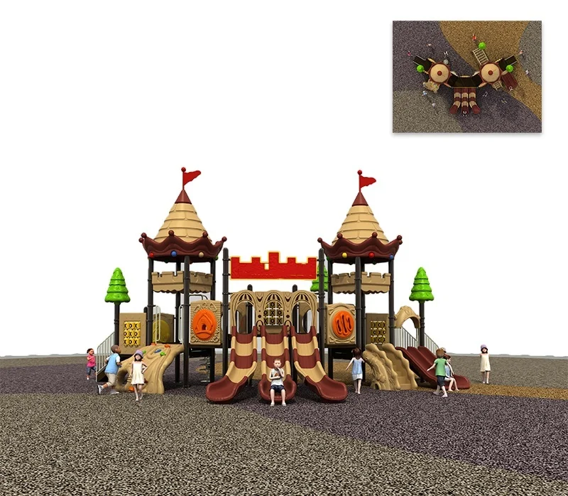 Reasonable Price Plastic and LLDPE Classical Series Amusement Park Facilities Outdoor Playground for Children