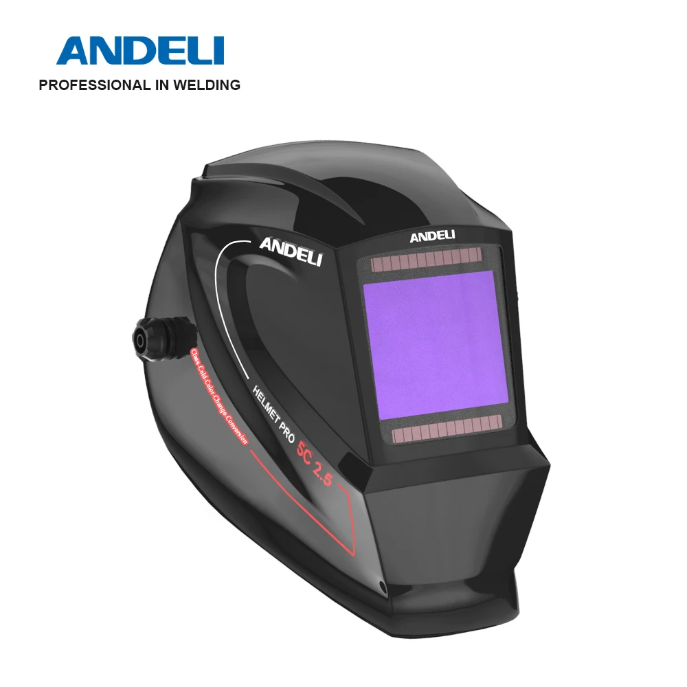  ANDELI ADL-M1000H Сварочная маска с автоматическим затемнением DIN16 TIG MIG MMA маска/шлем/крышка/объектив для сварочного