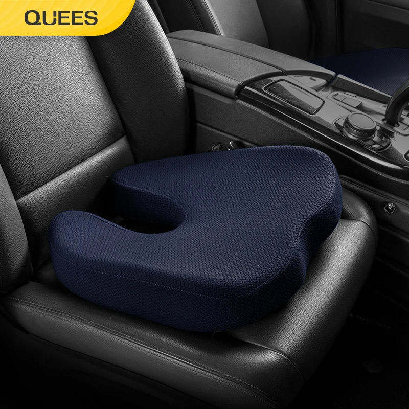Quees Patent Zero Gravity Adult Car Home Office Chair Orthopedic Memory Foam Coccyx Seat Cushion