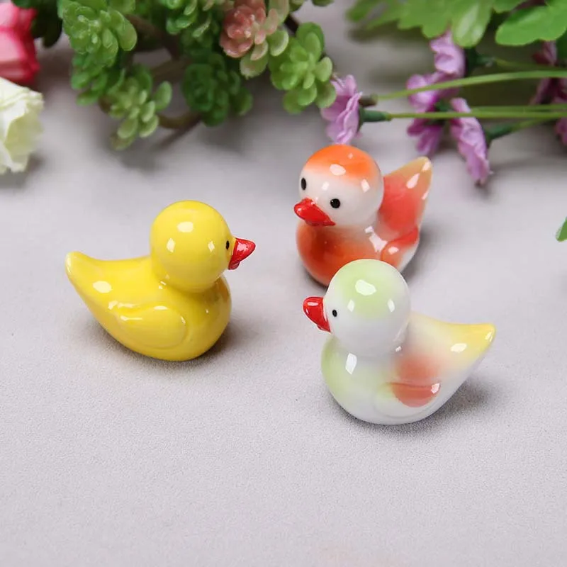 white small ceramic bird figurine love home garden decor color glazed stoneware porcelain mini bird chopsticks holder