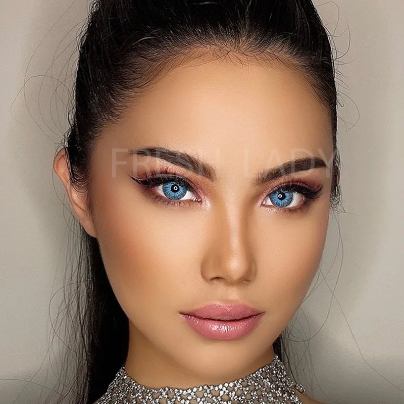 Liangguo Fresh Lady N New York коллекция нормальный диаметр серый цвет контактные