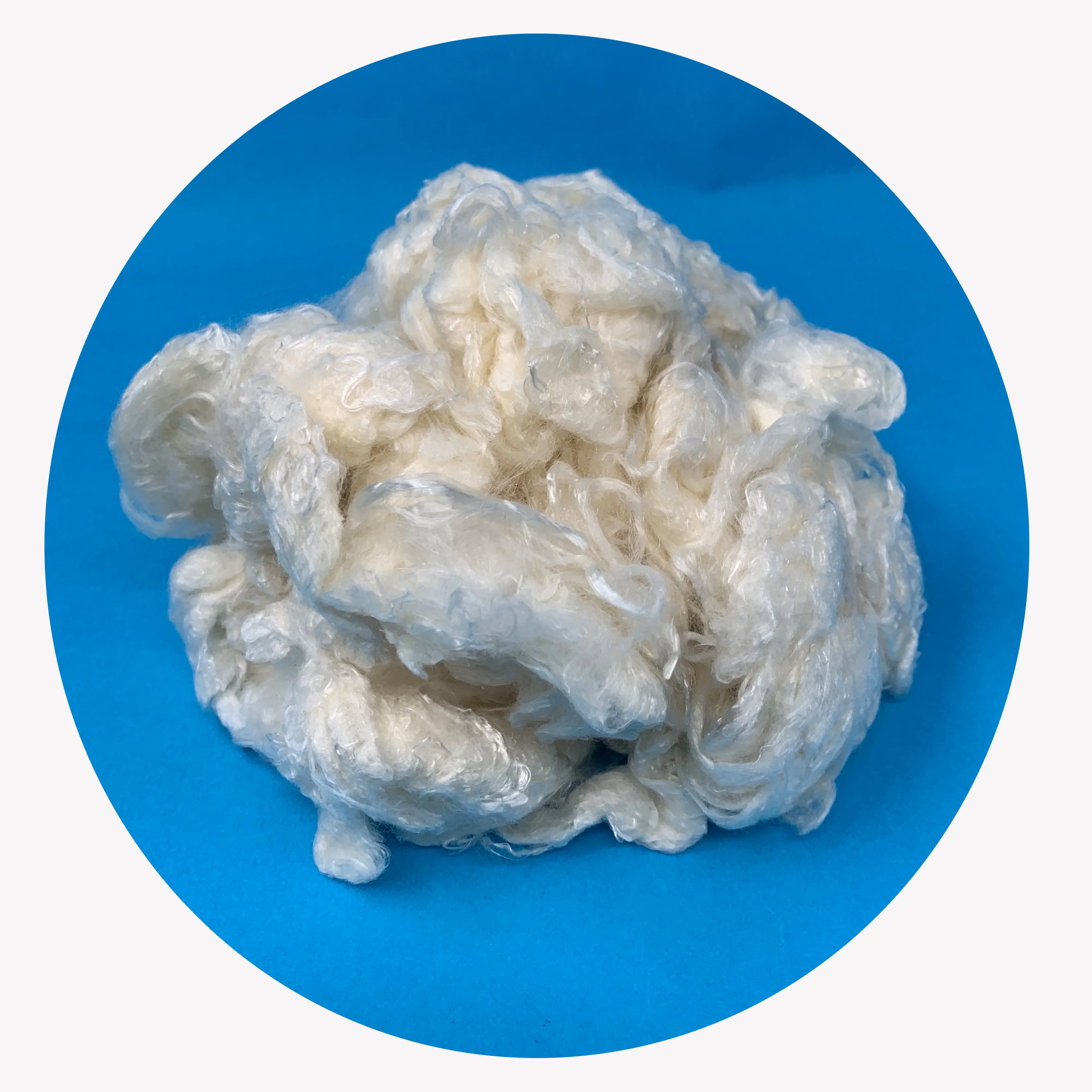 100% чистое бамбуковое белое волокно 38/51/88 мм