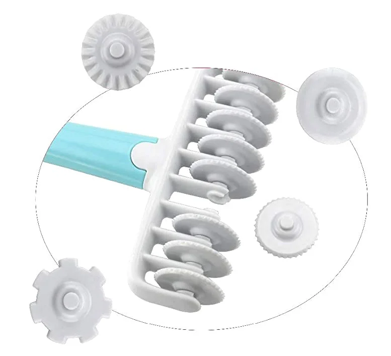 OEM Baking Tool Pull Net Wheel Knife Roller Cutter Pastry Wheel Decorator and Lattice Cutter Pastry Dough Mold DIY Combination