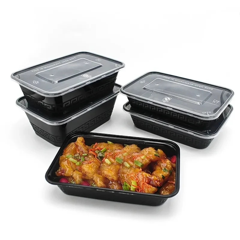 disposable plastic fast food container