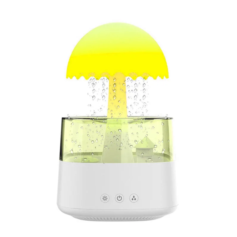 360 Aroma diffuser Rain Drop Humidifier Water Drip 450ml and Spray Mist at The Same Time humidifier for Home Large Room Bedroom