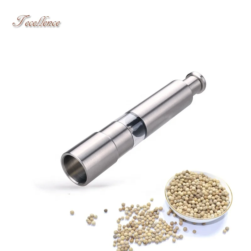 Portable Spice Himalayan Salt Grinder Stainless Steel Mini Pepper Salt Grinding Mill