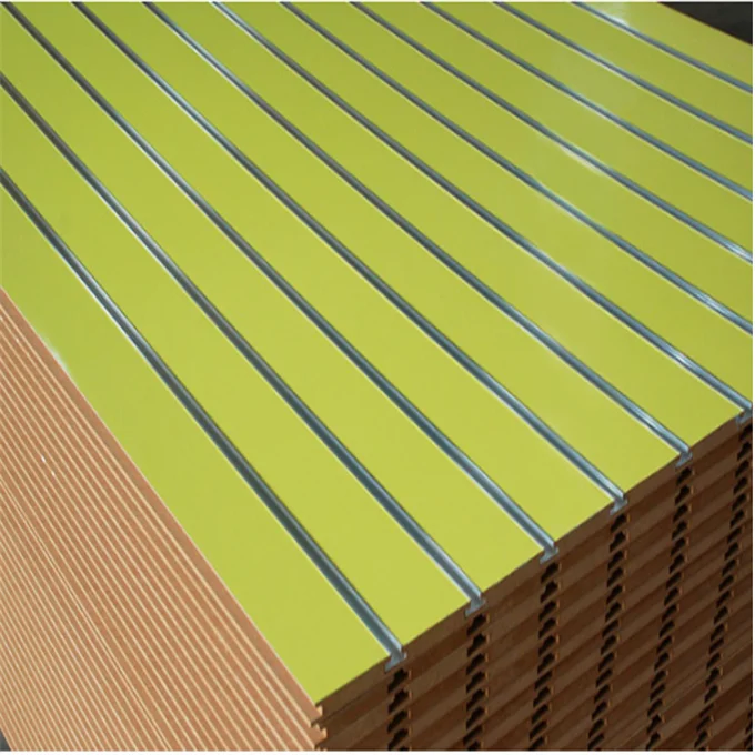 2021 Slat wall panel/slatwall/Melamine MDF Slotted Board Panel
