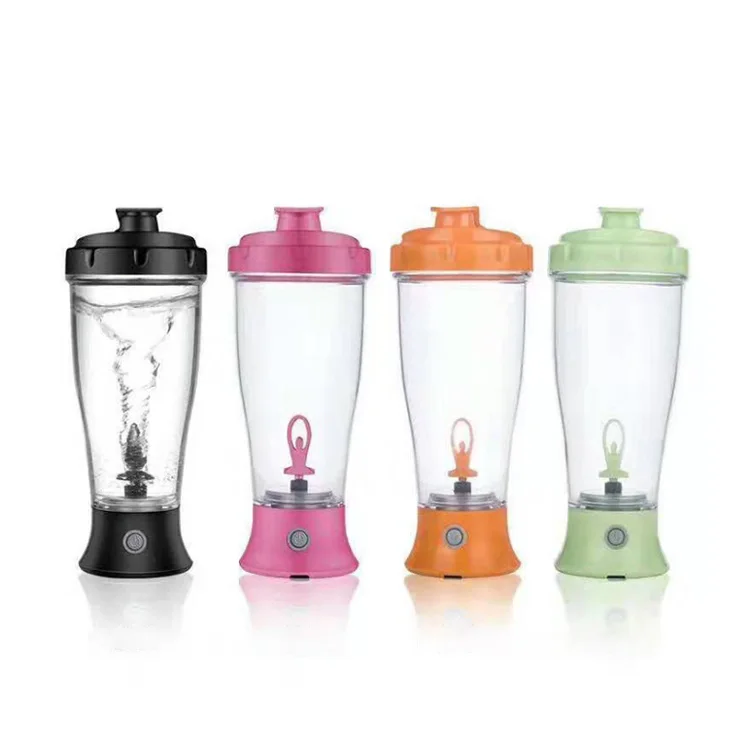 
Private Label Portable Electric Battery Blender Slacker Automatic Coffee Exercise Fitness Protein Shaker Bottles 